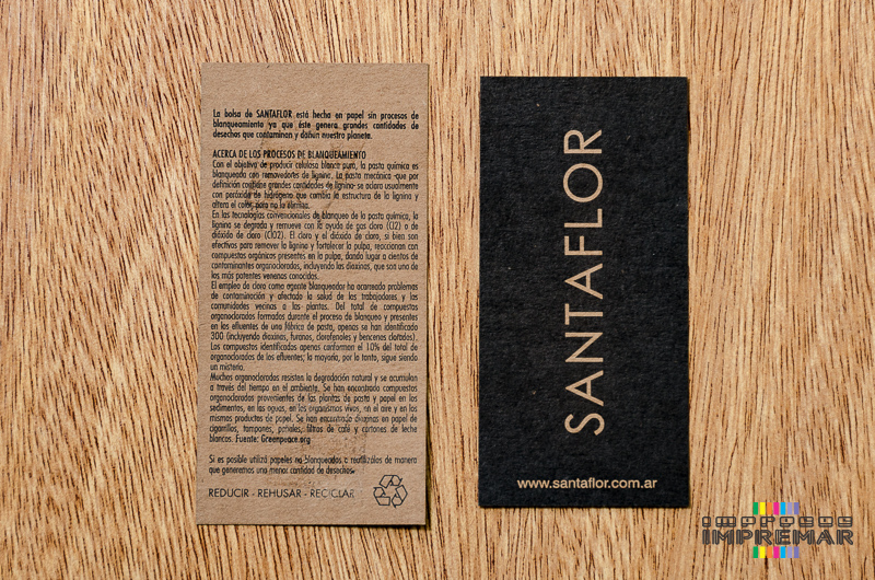 tarejtas indumentaria imprenta