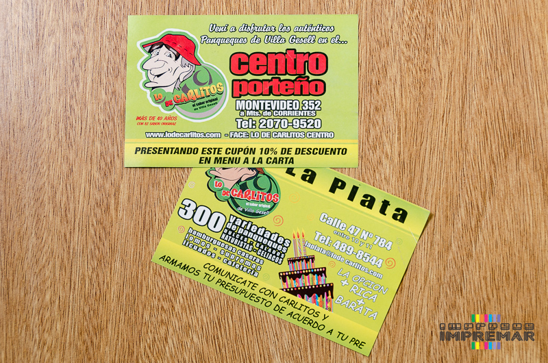 volantes impresos caseros