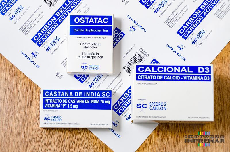 cajita de remedios impresion