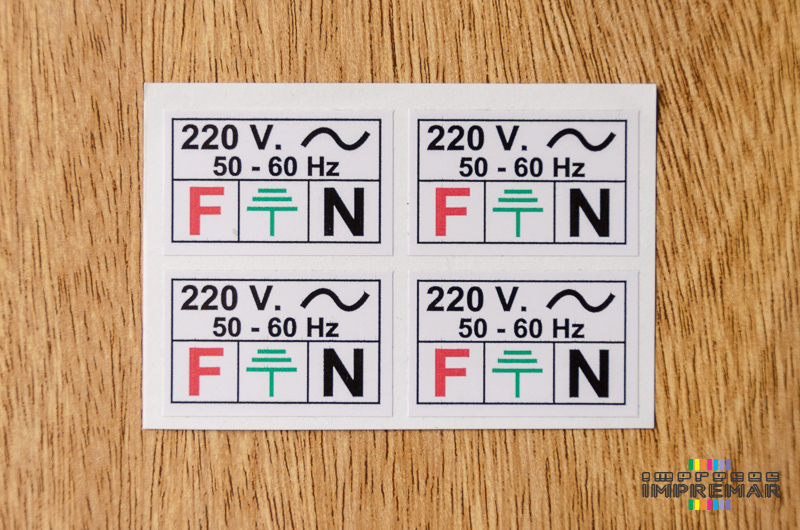 Impresion de planchas de adhesivos